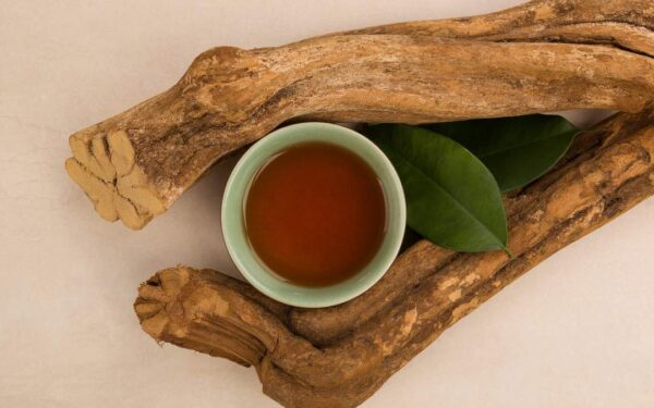 Iboga root bark tea